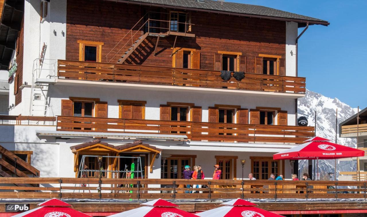Hotel De La Poste La Tzoumaz Exterior foto