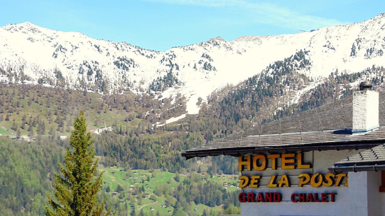 Hotel De La Poste La Tzoumaz Exterior foto